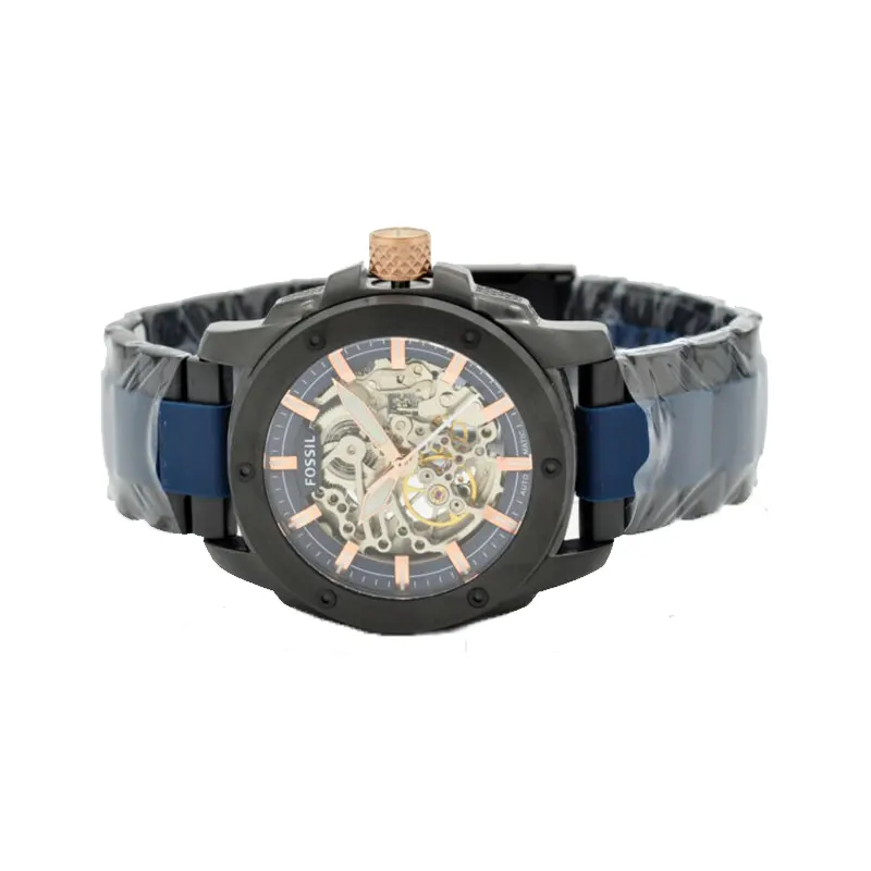 Fossil Modern Machine Skeleton DIal Two-tone Men's Watch- ME3133